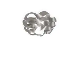 Plafoniera Moderna Cloud Polilux ® Argento 5 Luci E27