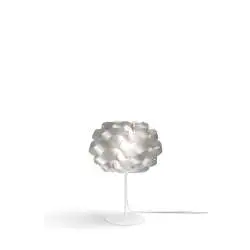 Lampada Da Scrivania Moderna Cloud Polilux ® Argento E Metallo 1 Luce E14