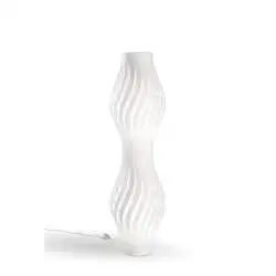 Piantana Moderna Helios Polilux ® Bianco 2 Luci E27 H123Cm