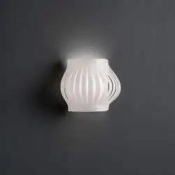 Applique Moderna Bianco E27 1 Luce Collezione Helios Linea Zero Design Elegante