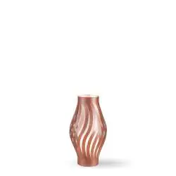 Lampada Da Scrivania-Ufficio Moderna Helios Polilux ® Rame 1 Luce E27 H40Cm