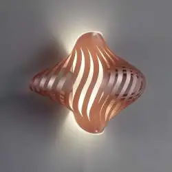 Applique Moderna Helios Polilux ® Rame 2 Luci E27