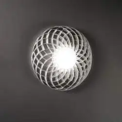 Applique Moderna Dalia Polilux ® Bianco 7 Luci Gx53 6,5W 3000K