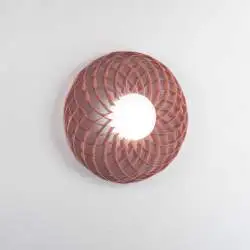 Applique Moderna Dalia Polilux ® Pink Metal 3 Luci Gx53