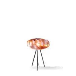 Lampada Da Scrivania-Ufficio Moderna Flat Polilux ® Rame E Metallo 1 Luce E27