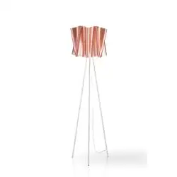 Piantana Moderna 3 Piedi Folio Polilux ® Rame E Metallo 1 Luce E27