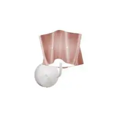 Applique Moderna Folio Polilux ® Pink Metal E Metallo 1 Luce E27