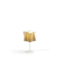 Lampada Da Scrivania Moderna Folio Polilux ® New Gold E Metallo 1 Luce E27