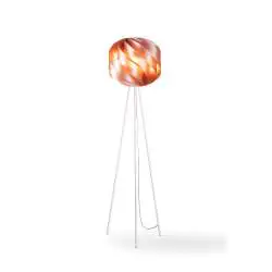 Piantana Moderna 3 Piedi Globe Polilux ® Rame E Metallo 1 Luce E27