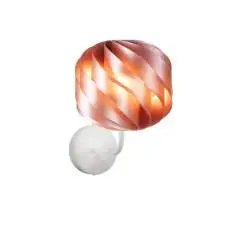 Applique Moderna Globe Polilux ® Rame E Metallo 1 Luce E27