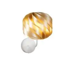 Applique Moderna Globe Polilux ® New Gold E Metallo 1 Luce E27
