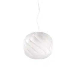 Lampadario Moderno Globe Polilux ® Bianco E Metallo Cromo 2 Luci E27
