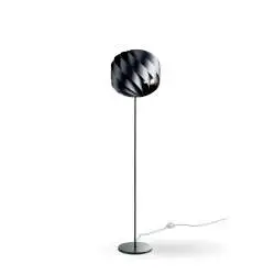 Piantana Moderna Globe Polilux ® Nero E Metallo 1 Luce E27