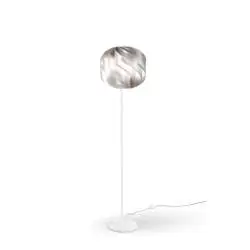 Piantana Moderna Globe Polilux ® Argento E Metallo 1 Luce E27