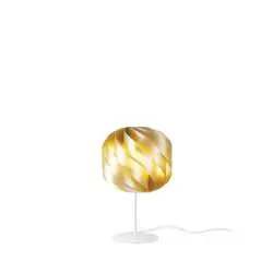 Lampada Da Scrivania Moderna Globe Polilux ® New Gold E Metallo 1 Luce E27