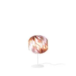 Lampada Da Scrivania Moderna Globe Polilux ® Pink Metal E Metallo 1 Luce E27