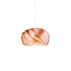 Sospensione Moderna Half Globe Polilux ® Rame E Metallo Cromo 1 Luce E27 D42Cm