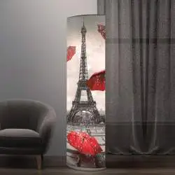 Piantana Moderna Litos Polilux ® Grafica Paris 1 Luce Led 18W 3000K