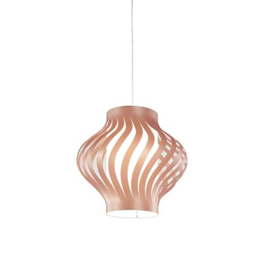 Sospensione Da Esterno Moderna Helios Polilux ® Rame 1 Luce E27 OUT/H39/S/COP