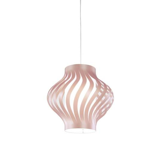 Sospensione Da Esterno Moderna Helios Polilux ® Pink Metal 1 Luce E27 OUT/H39/S/PKM
