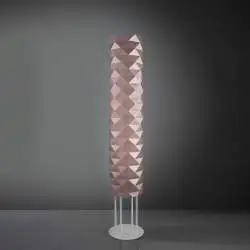 Piantana Moderna Prisma Polilux ® Pink Metal E Metallo 3 Luci E27