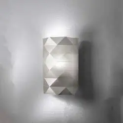 Applique Moderna Prisma Polilux ® Argento 1 Luce E27