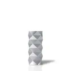 Lampada Da Scrivania-Ufficio Moderna Prisma Polilux ® Argento 1 Luce E27