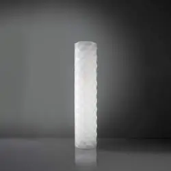 Piantana Moderna Prisma Polilux ® Bianco E Metallo 3 Luci E27 H122Cm