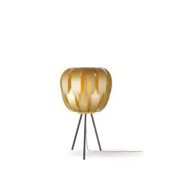 Lampada Da Scrivania Moderna Queen Polilux ® New Gold E Metallo 1 Luce E27