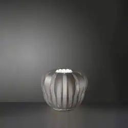 Lampada Da Scrivania Moderna Queen Polilux ® Argento E Metallo Bianco 1 Luce E27