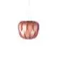 Lampadario Moderno Queen Polilux ® Pink Metal E Metallo Cromo 2 Luci E27