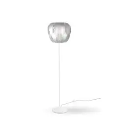 Piantana Moderna Queen Polilux ® Argento E Metallo 1 Luce E27