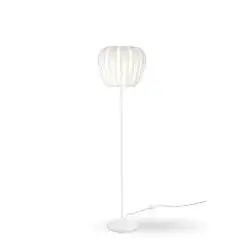 Piantana Moderna Queen Polilux ® Bianco E Metallo 1 Luce E27