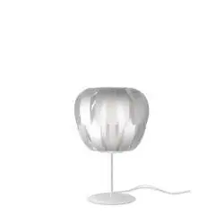 Lampada Da Scrivania Moderna Queen Polilux ® Argento E Metallo 1 Luce E14