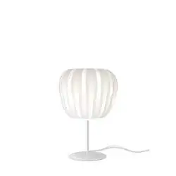 Lampada Da Scrivania-Ufficio Moderna Queen Polilux ® Bianco 1 Luce E14 H33Cm