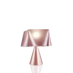 Lampada Da Scrivania Moderna Wanda Polilux ® Pink Metal 1 Luce E14