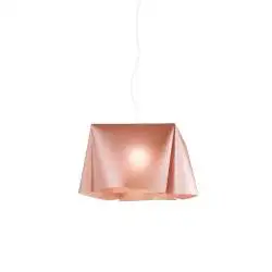 Sospensione Moderna Wanda Polilux ® Rame E Metallo Cromo 1 Luce E27 D45Cm