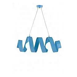 Sospensione Helix 2 Luci Blu LuceArt Classic
