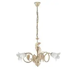 Lampadario Arte Povera Limone 3 Luci Avorio e Bianco LuceArt Classic