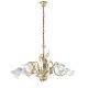 Lampadario Arte Povera Limone 5 Luci Avorio e Bianco LuceArt Classic