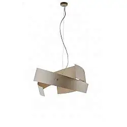 Sospensione Elisa 3 Luci Tortora LuceArt Classic