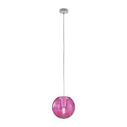 Sospensione Andromeda 1 Luce Rosa E Bianco Luceart Design