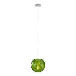 Sospensione Andromeda 1 Luce Verde E Bianco Luceart Design