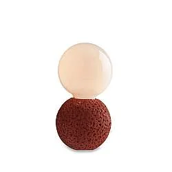 Lampada Da Tavolo Contemporanea Brisbane Cemento Cotto 1 Luce E27