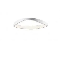 Plafoniera Moderna Perth In Plastica Bianca Triangolare Led Integrato 32W 4000K