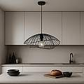 Sospensione Contemporanea Adelaide In Metallo Nero 1 Luce E27 LA184-LX-SP-NR