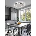 Plafoniera Moderna Cairns Plastica Nero-Bianco Led 58W Dimmerabile LA187-LX-PL50-BI-NR