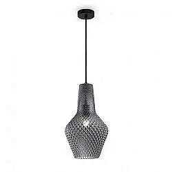 Sospensione Moderna 1 Luce Vetro Grigio Tommy