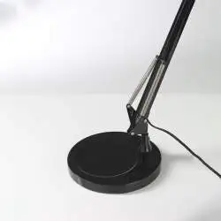 Base Per Lampada Arc Metallo Nero
