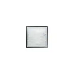 Plafoniera Contemporanea Frame Vetro Bianco Satinato 3 Luci E27